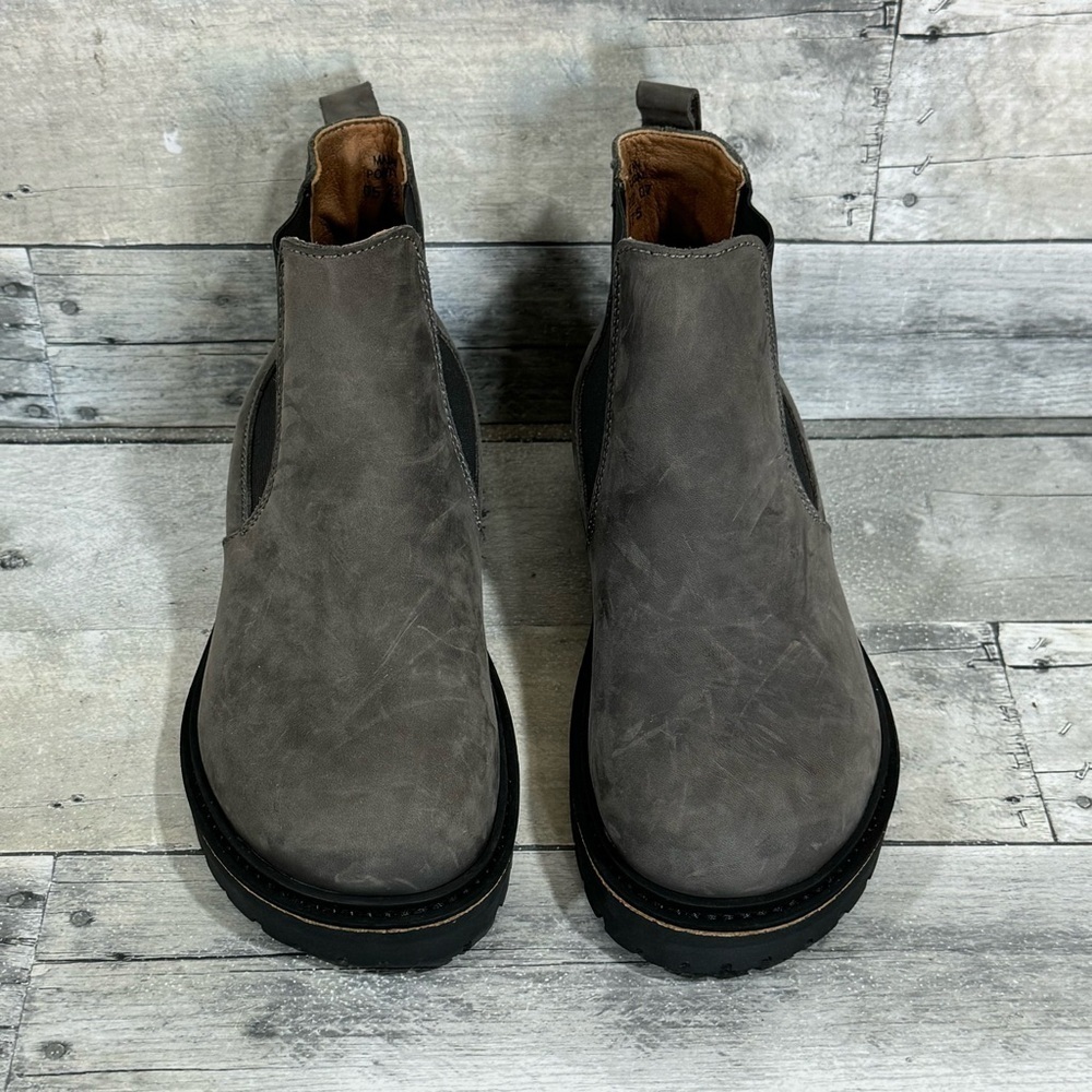 BIRKENSTOCK Stalon Nubuck Leather Chelsea Boot - Graphite - Sz - 6-6.5 / 37.EU - Picture 2 of 9